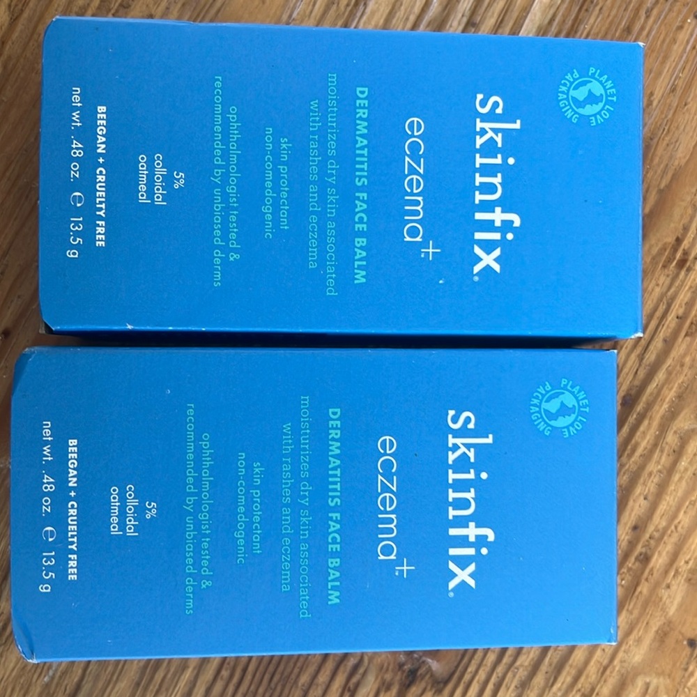 Skinfix eczema dermatitis face balm unopened x 2 13.5g each